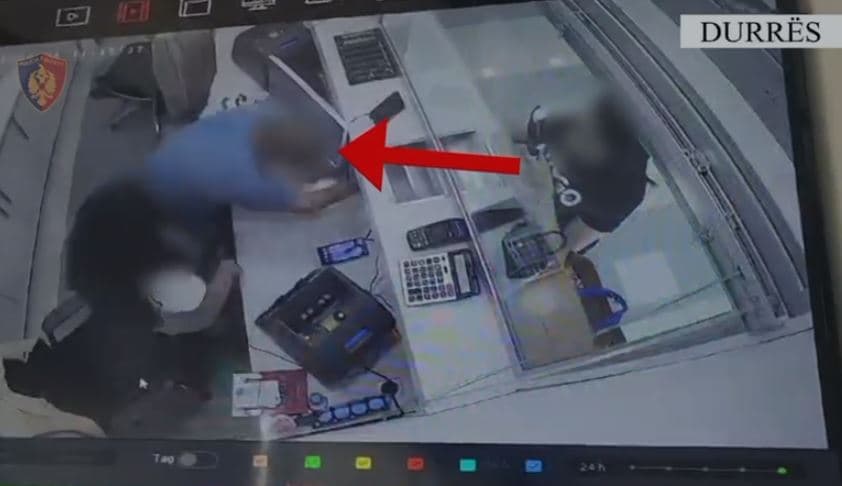 Tentoi të vidhte një bankë dhe merr me dhunë para në një Exchange, arrestohet një person në Durrës