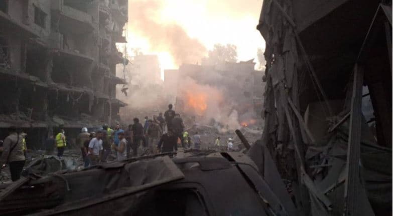 Izraeli bombardime drejt selisë së Nasrallah në Liban (VIDEO)