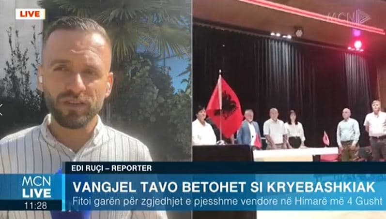 Tavo betohet si kryebashkiak i Himarës/ Ruçi: Të pranishëm edhe anëtarë të PBDNJ, s’pati kundërshtime (VIDEO)