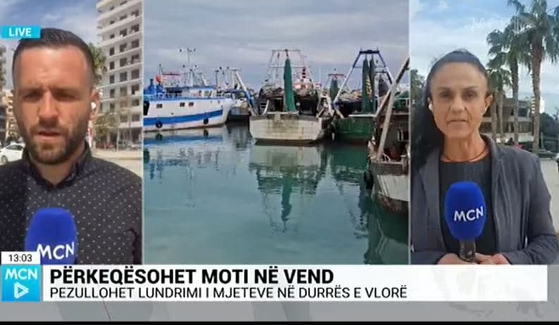 Pezullohet lundrimi në Durrës e Vlorë/ Garo: Zgjat 48 orë, nuk preken anijet e tonazhit të rëndë (VIDEO)