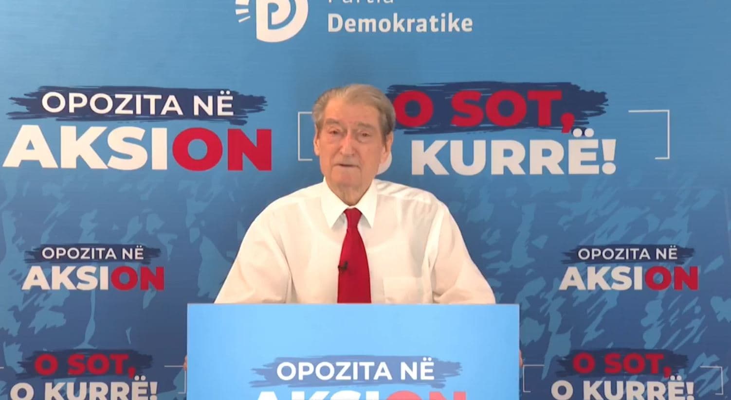Protesta e 7 tetorit, Berisha: Nesër nis mosbindje civile deri në vendosjen e qeverisë teknike