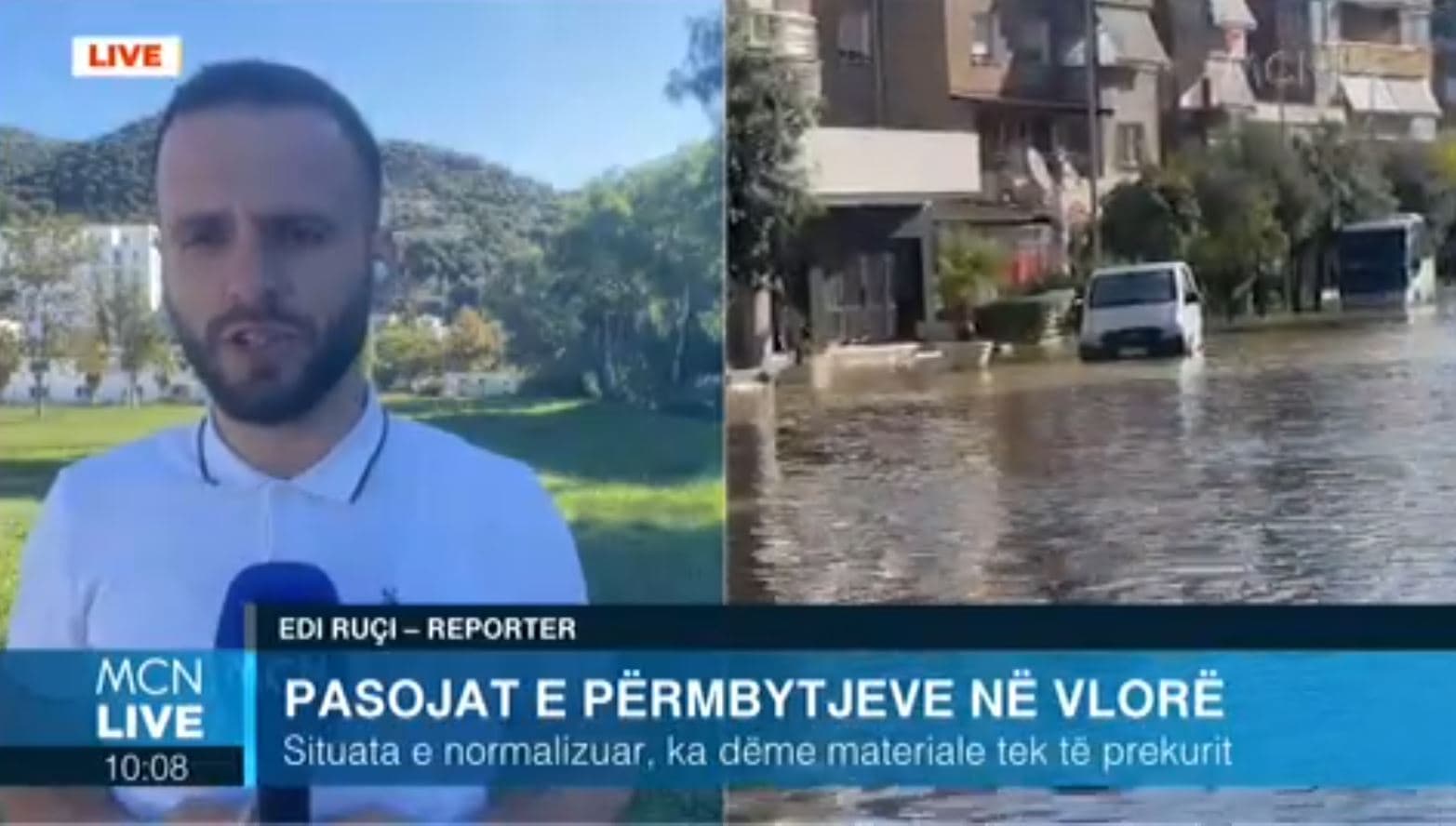 55 familje u evakuuan nga përmbytjet në Vlorë, bashkia nis shpërndarjen e ndihmave (VIDEO)