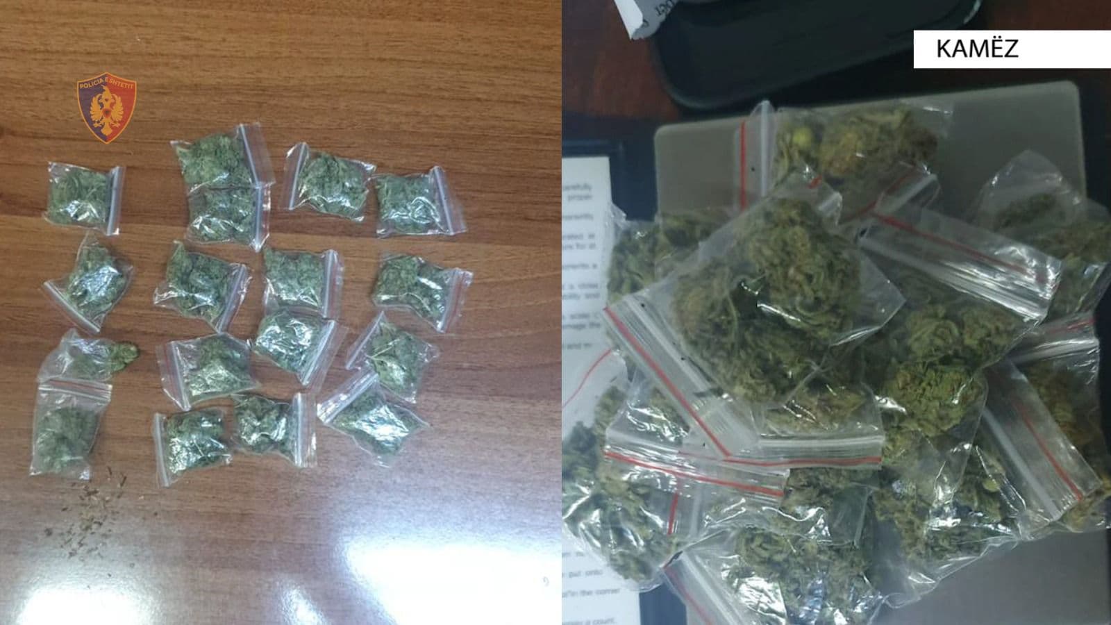 Shpërndanin kanabis, arrestohen tre persona në Kamëz