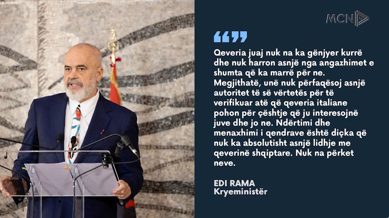 ‘’Shqipëria s’ka punë me kampet e emigrantëve”. Rama: Përfshihemi me kërkesë të Italisë