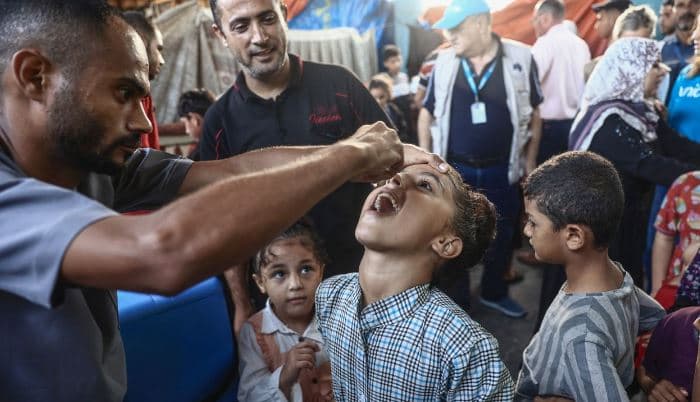 OKB nis raundin e dytë të fushatës së vaksinimit të poliomielitit në Gaza