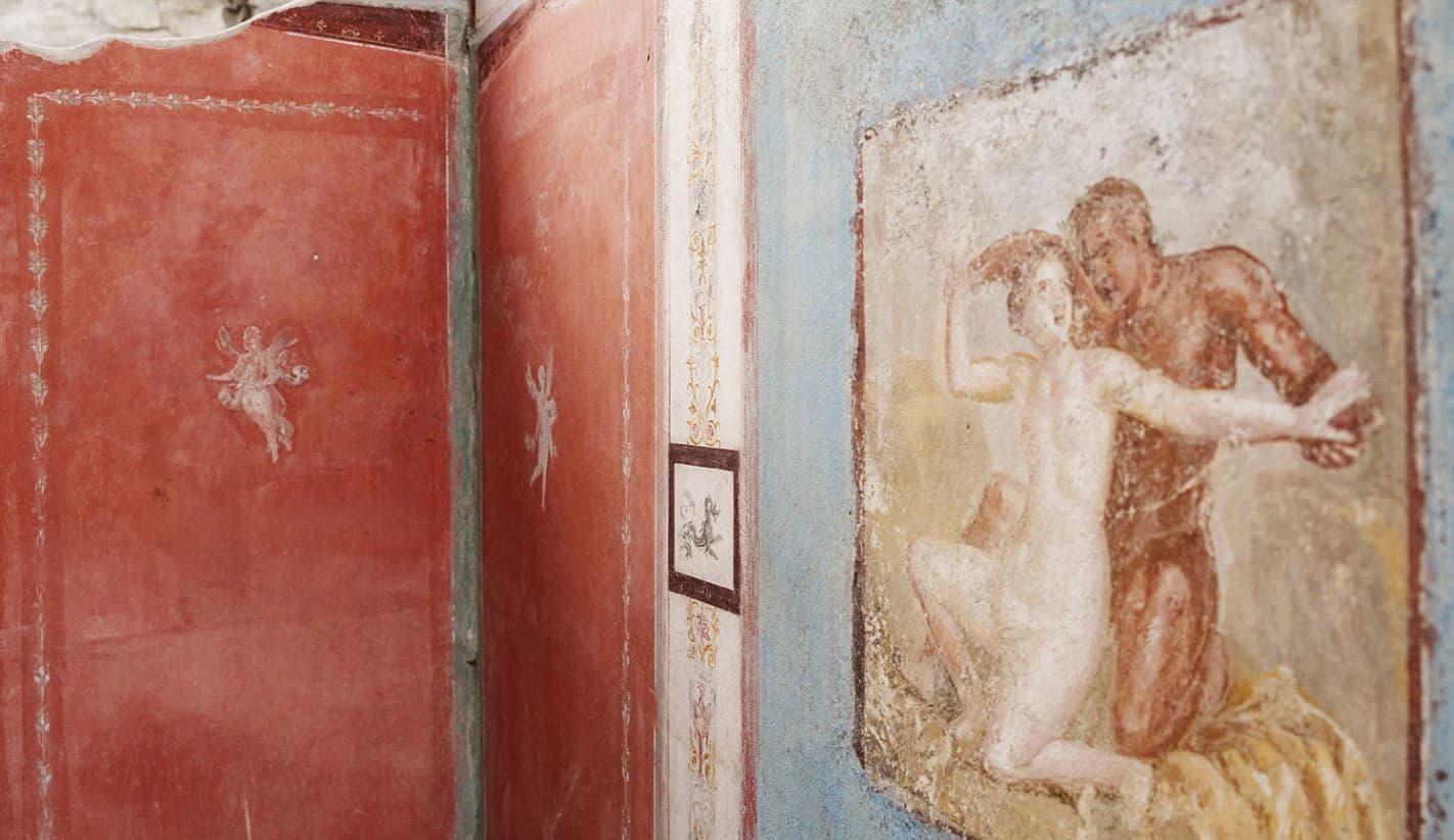 Zbulohet në Pompei një shtëpi e vogël me afreske të përpunuara dhe erotike