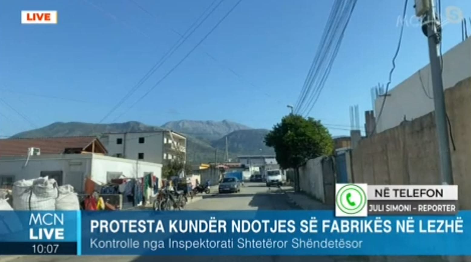 Protesta kundër fabrikës në Lezhë, inspektorët në terren prej tre ditësh (VIDEO)