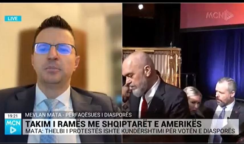 Takimi i Ramës në New York, Mata: Hipokrizi, ja kanë mohuar Diasporës të drejtën e votës për 30 vite (VIDEO)