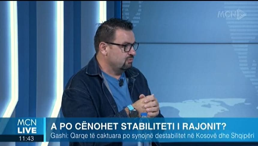 Gashi: Qarqe të caktuara po synojnë destabilitet në Shqipëri e Kosovës, duhet vigjilencë e shtuar (VIDEO)