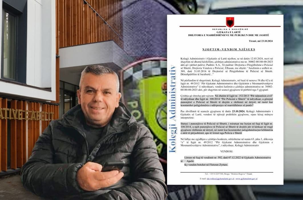Policët e shkarkuar padrejtësisht fitojnë betejën ligjore/ Gjykata e Lartë: Jo vetëm pagën, të rikthehen në punë 