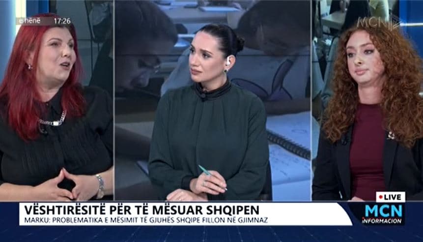 Marku: Gjuha shqipe jo lëndë, pjesë e formimit. Xhura: Kurrikula dy gjuhësore në shkolla ndikojë te shqipja e fëmijëve (VIDEO)