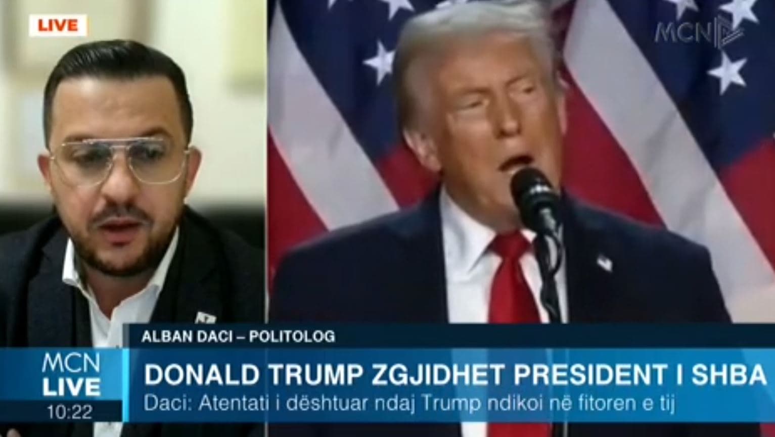 Daci: Trump shënoi rezultat të fortë, me të zgjidhet çështja e Kosovës (VIDEO)