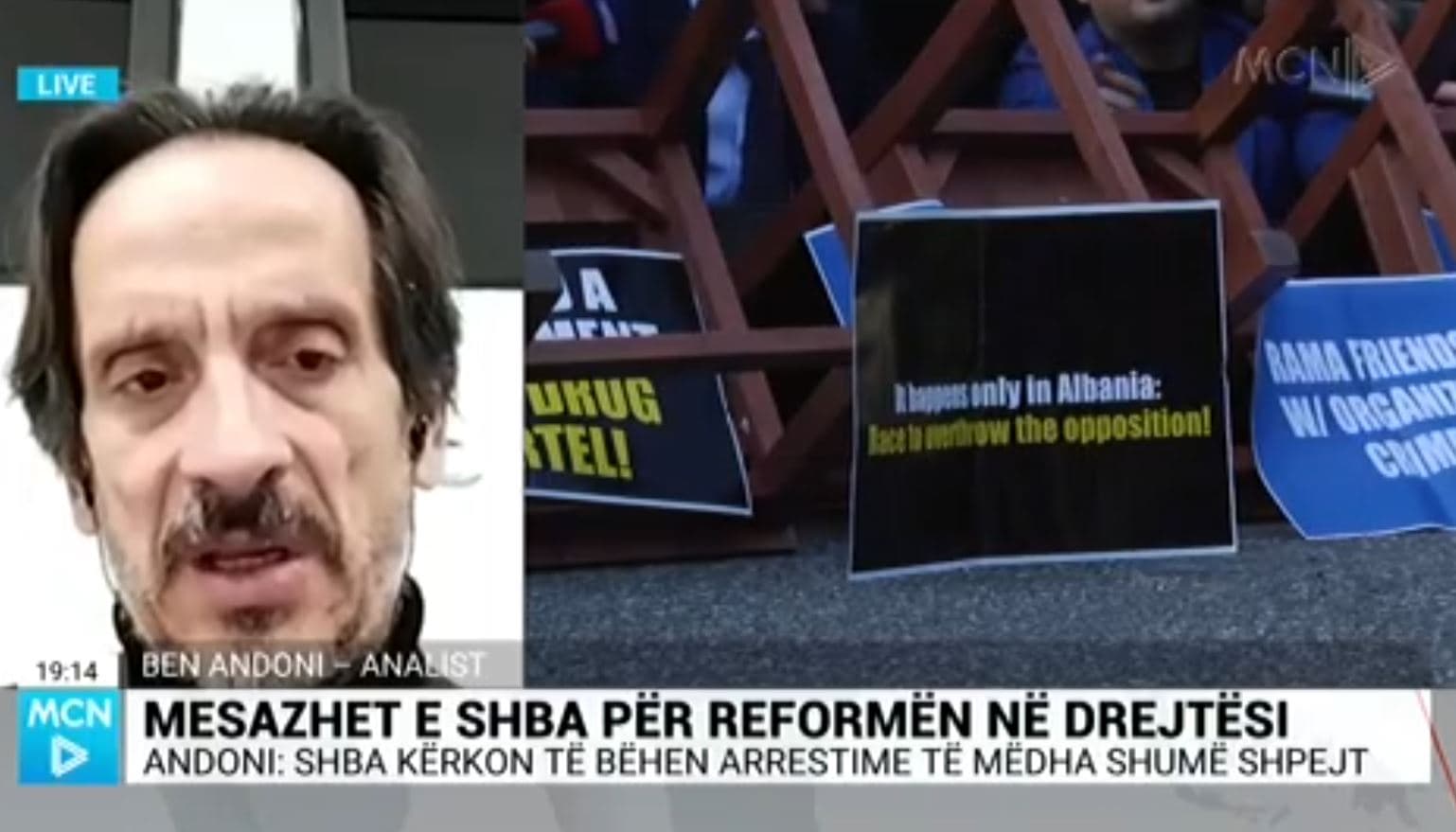 Andoni: SHBA po kërkon të goditen emra të pranishëm në politikë, do kërkojë që shumë shpejt të bëhen arrestime (VIDEO)