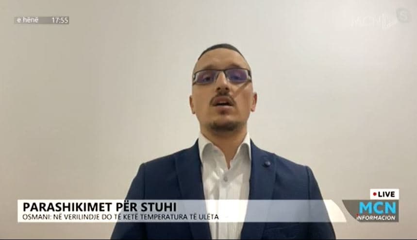 Osmani: Mes java shoqërohet me reshje shiu. Nëntori muaj i lagësht, por me temperatura të larta (VIDEO)