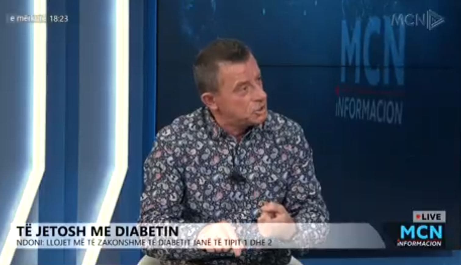 Diabeti, Ndoni: Organizmi i njeriut s’ka nevojë për sheqer, na duhen yndyra të shëndetshme dhe proteina cilësore (VIDEO)