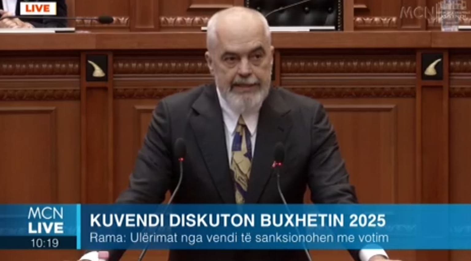 Rama, Spiropalit: Sanksion për këdo që ndërpret fjalën me forcë 