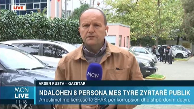   Rusta: Policia ka ndaluar 8 persona me kërkesë të SPAK-ut, mes tyre edhe zyrtarë publikë 