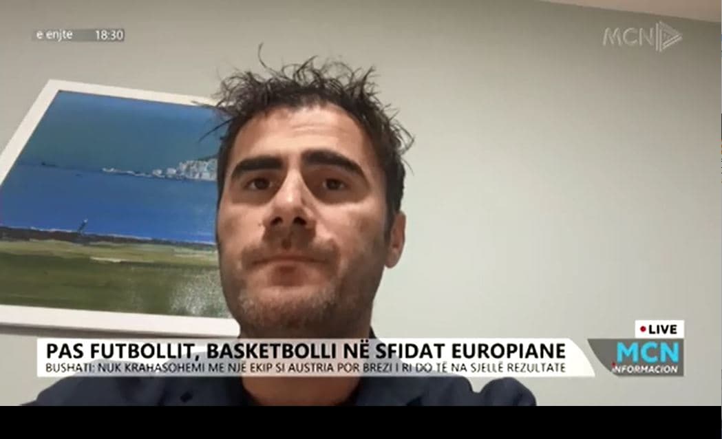 Sfida me Austrinë në basketboll/ Bushati: Ekipi kombëtar ka një ‘miks gjërash që e penalizojnë’. Shpresa, te lojtarët vendorë
