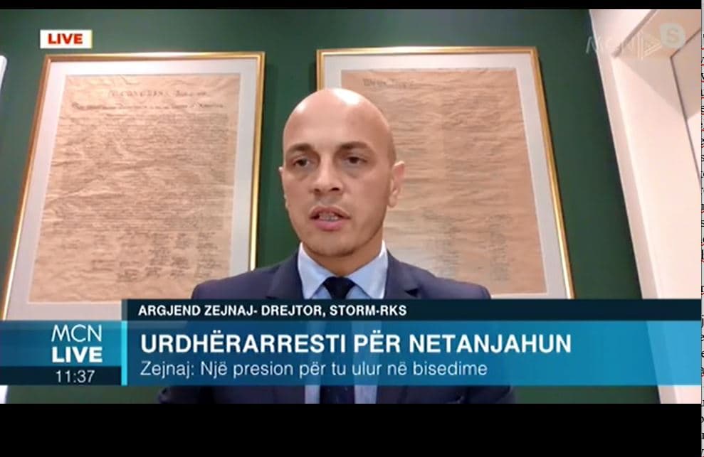      Urdhërarresti për Netanyahun: Zejnaj: Presion për t’i hapur rrugë tavolinës së bisedimeve (VIDEO)