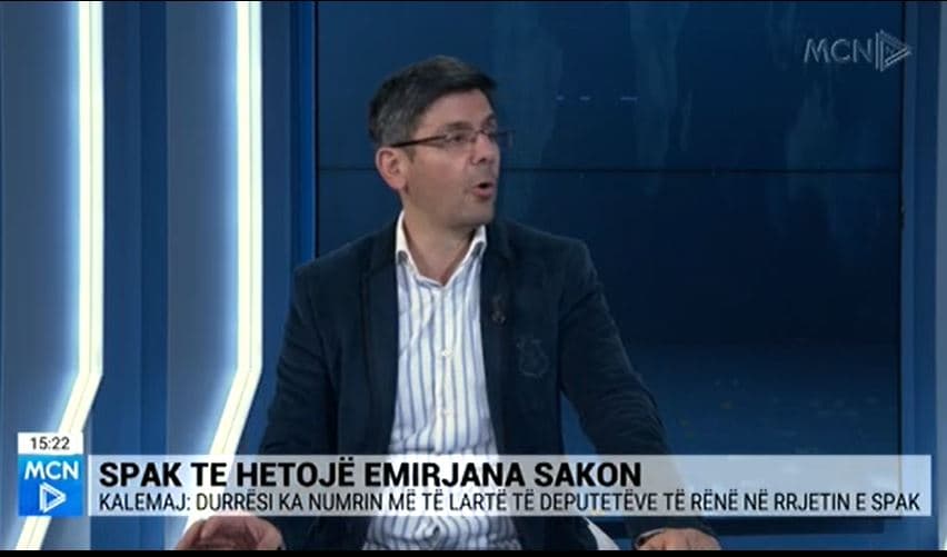 Kalemaj: Ka shumë para kriminale në ekonomi, vijnë nga lidhja e trefishtë mes gjyqësorit, politikës dhe krimit (VIDEO)