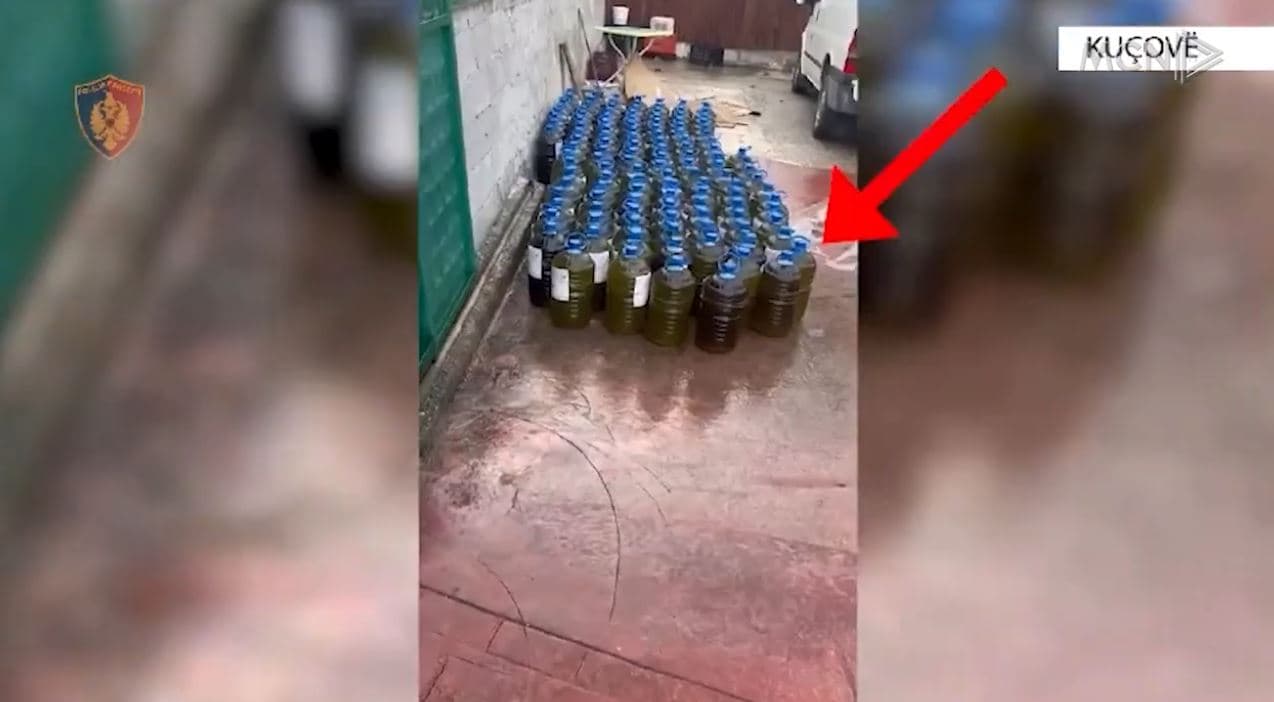 Shisnin “vaj bio” të përzier, arrestohen babë e bir/ Sharka: Mungon eksporti, produkti i pacertifikuar (VIDEO