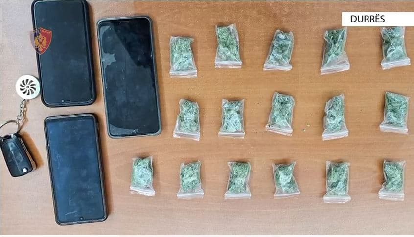  Shpërndanin drogë, arrestohen dy persona në Durrës