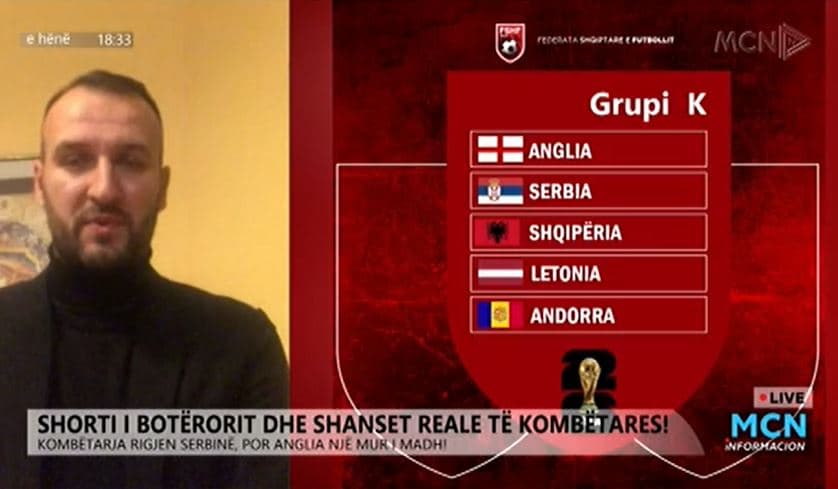 Shorti botërorit/ Bici: Ndeshja Shqipëri-Serbi do të jetë një lojë shau, shpresoj të mos përsëritet 14 tetori