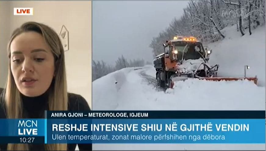 Moti/ Gjoni: Presim ulje të reshjeve të dëborës, problematike mbetet verilindja (VIDEO)