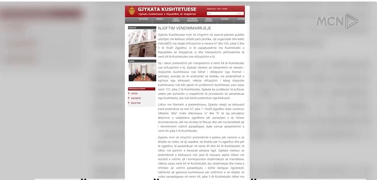 Të vegjlit, të indinjuar për listat. Basha, Lapaj e Shabani: Kushtetuesja i shërbeu Ramë e Berishës