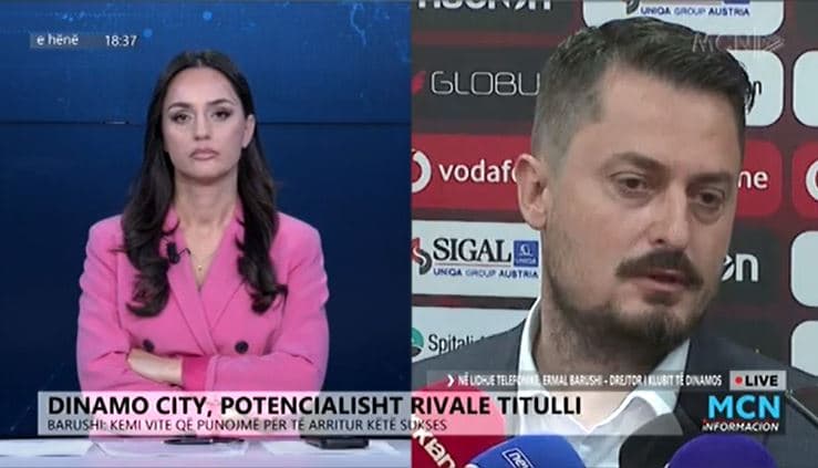 'Dinamo City' rivale titulli, Barushi: Kemi vite që punojmë për të arritur këtë sukses, investimi është i madh