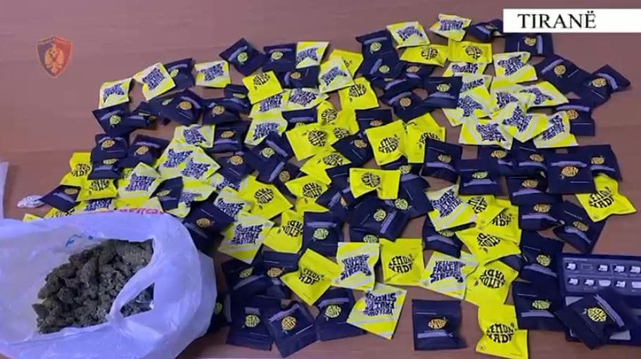 Shpërndante kokainë dhe kanabis, arrestohet një person në Tiranë 