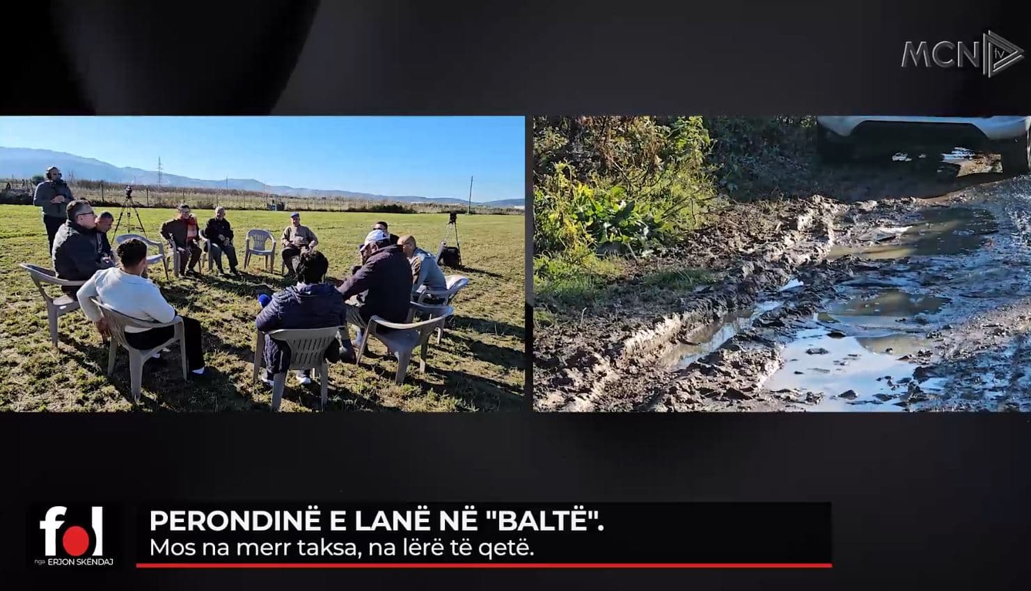 Fshati Perondi i lënë në “baltë”, thirrja e banorëve për të ndërhyrë (VIDEO)