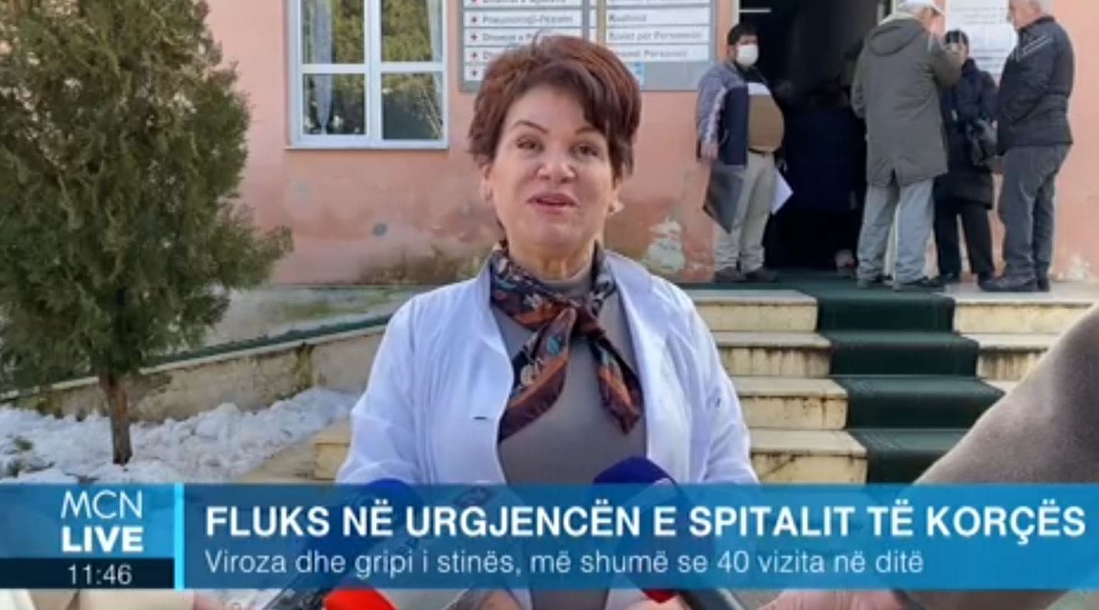 Temperaturat nën zero në Korçë, mbi 40 vizita në ditë (VIDEO)