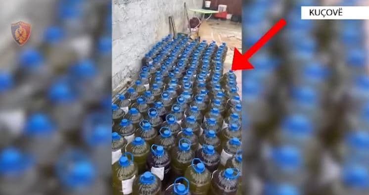   Shiste vajra të përzierë për vaj ulliri bio/ Arrestohet 29-vjeçari në Kuçovë