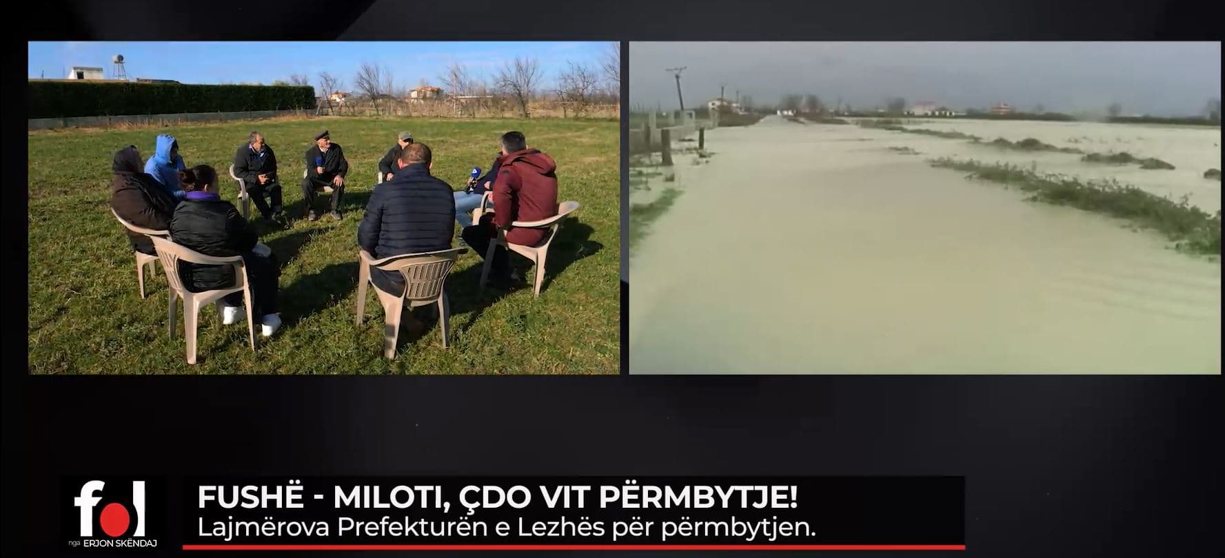 Fushë-Miloti, çdo vit përmbytje/ Banorët akuza Bashkisë Kurbin (VIDEO)