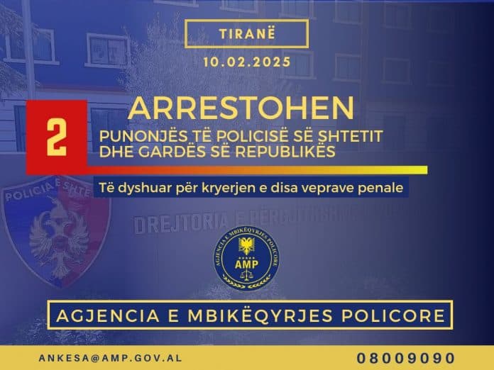 AMP arreston dy punonjës të strukturave për dhunë dhe shkelje në trafik