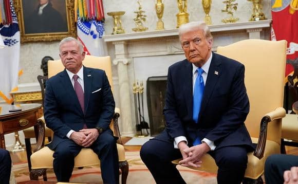 Mbreti Abdullah kundërshton Trump: Jordania s’do pranojë palestinezët e zhvendosur