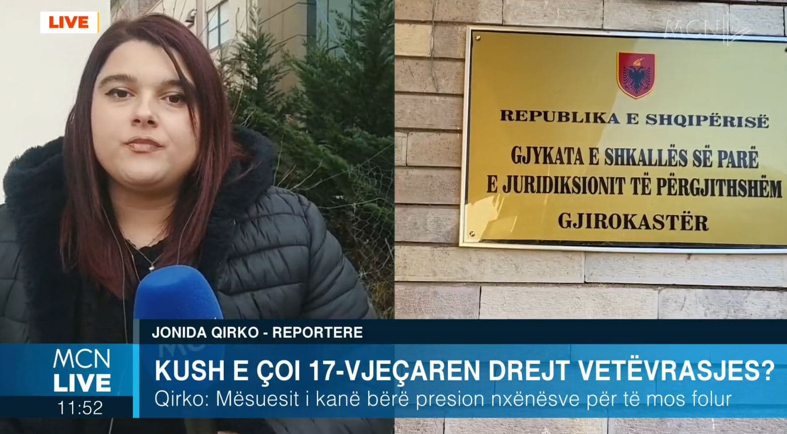 Vetëvrasja e 17-vjeçares në Gjirokastër, mësuesit presion nxënësve për të mos folur (VIDEO)
