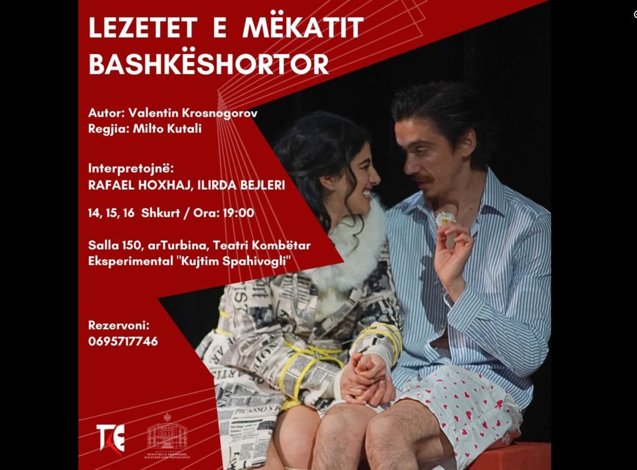  14, 15 dhe 16 shkurt/ “Lezetet e mëkatit bashkëshortor” në skenën e Teatrit Kombëtar Eksperimental