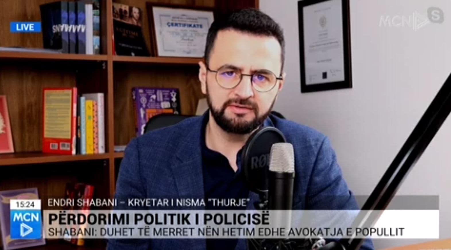 Shabani: Rama po sheh fundin politik prandaj përdor policinë. Pse duhet marrë e pandehur edhe Avokatja e Popullit 