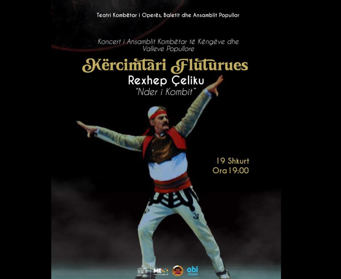“Kërcimtari Fluturues-Rexhep Çeliku"/ Koncert gala në nderim të valltarit të njohur në TKOB