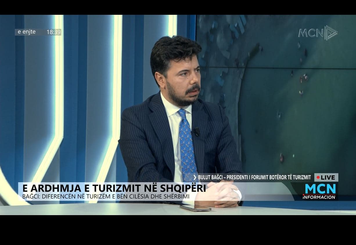 Baĝci: Shqipëria e ka kuptuar rëndësinë e turizmit. Brenda tre viteve mund të arrijë në 15 milionë turistë