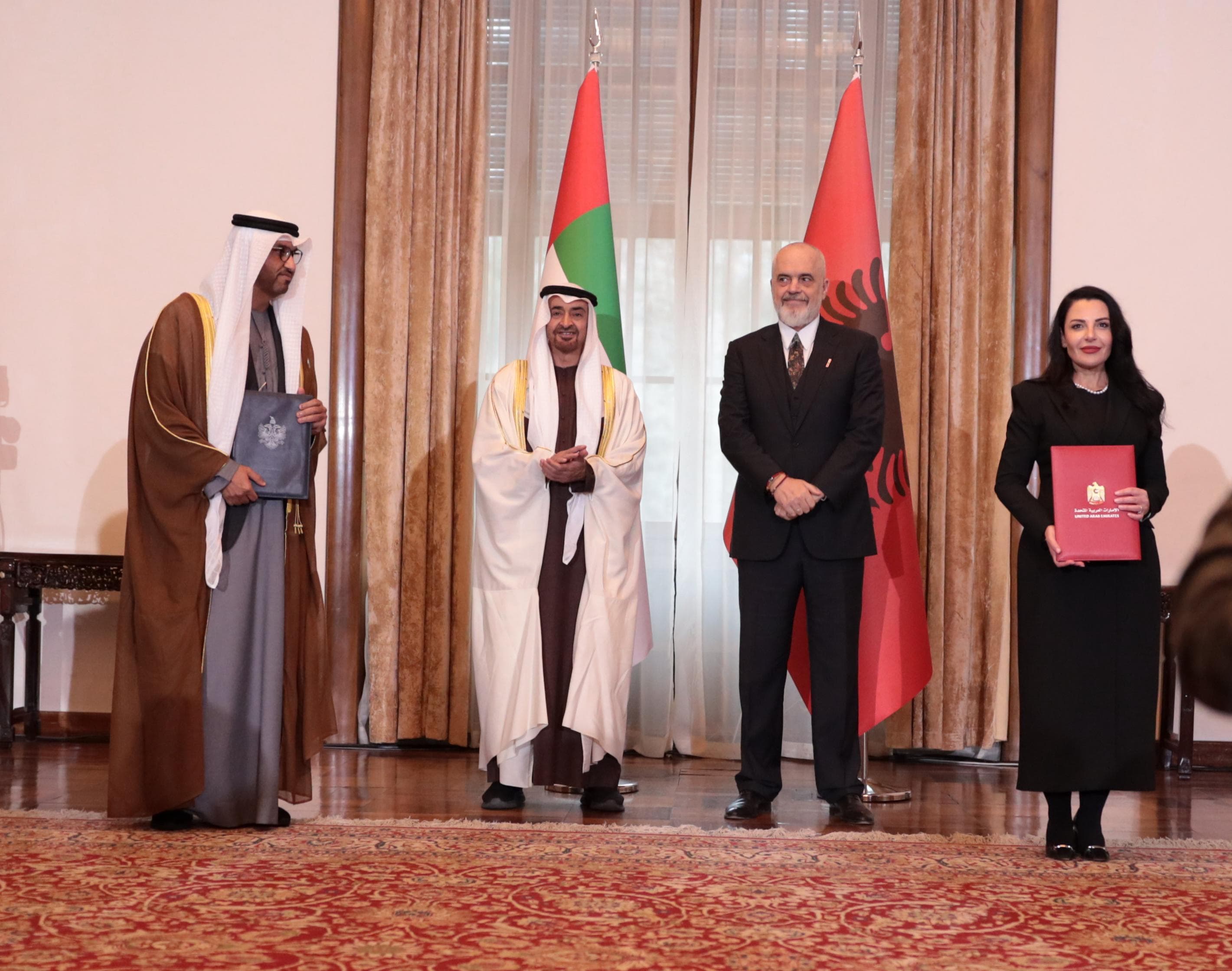 Rama mikëpret Presidentin e Emirateve të Bashkuara Arabe, nënshkruhen disa marrëveshje mes dy vendeve