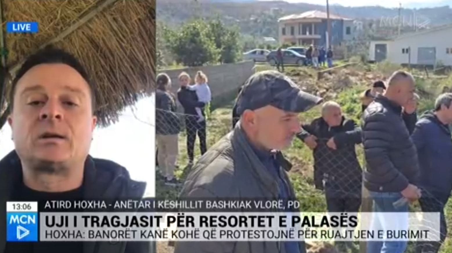  Tragjasi në protestë/ Hoxha: Grabitja e ujit katastrofë për zonën. U premtua konsultë publike, por u veprua në fshehtësi! (VIDEO)