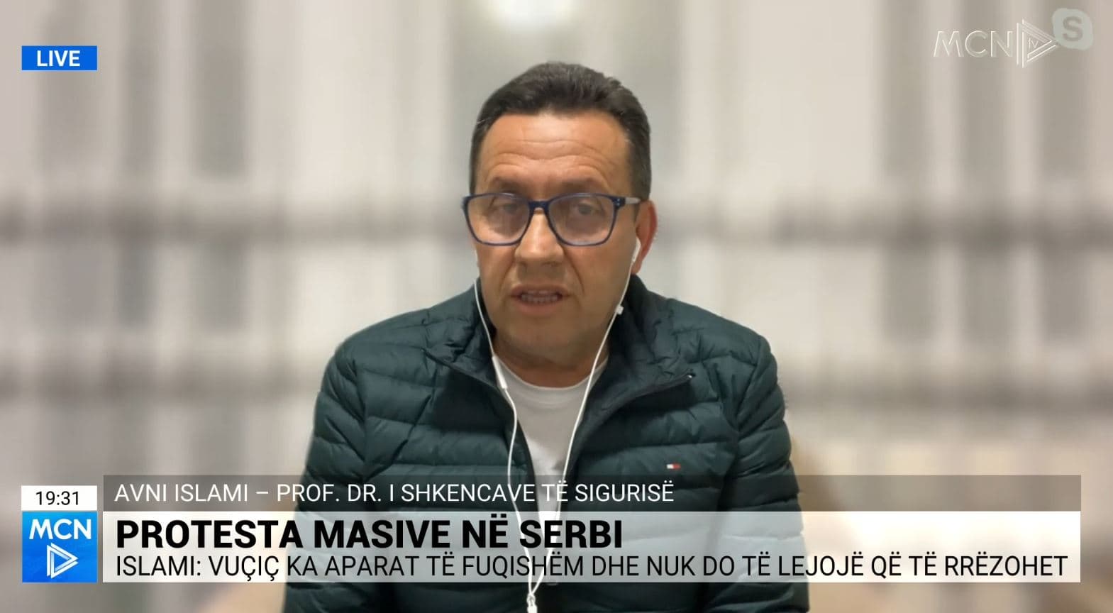 Protesta masive në Serbi, Islami: Vuçiç me aparatin e fuqishëm, s’do lejojë që të bjerë nga pushteti (VIDEO)