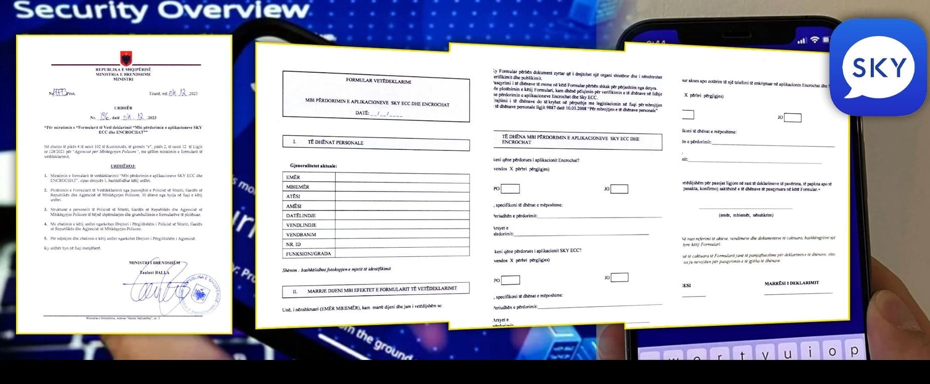 Policët e Sky ECC/ Si gënjyen në plotësimin e formularit të vetëpastrimit (VIDEO)