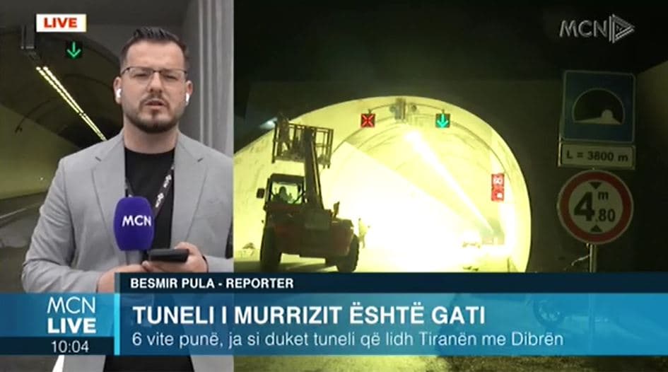 Sot inaugurohet tuneli i Murrizit/ Pula: Përgjysmohet koha e udhëtimit Tiranë-Dibër (VIDEO)