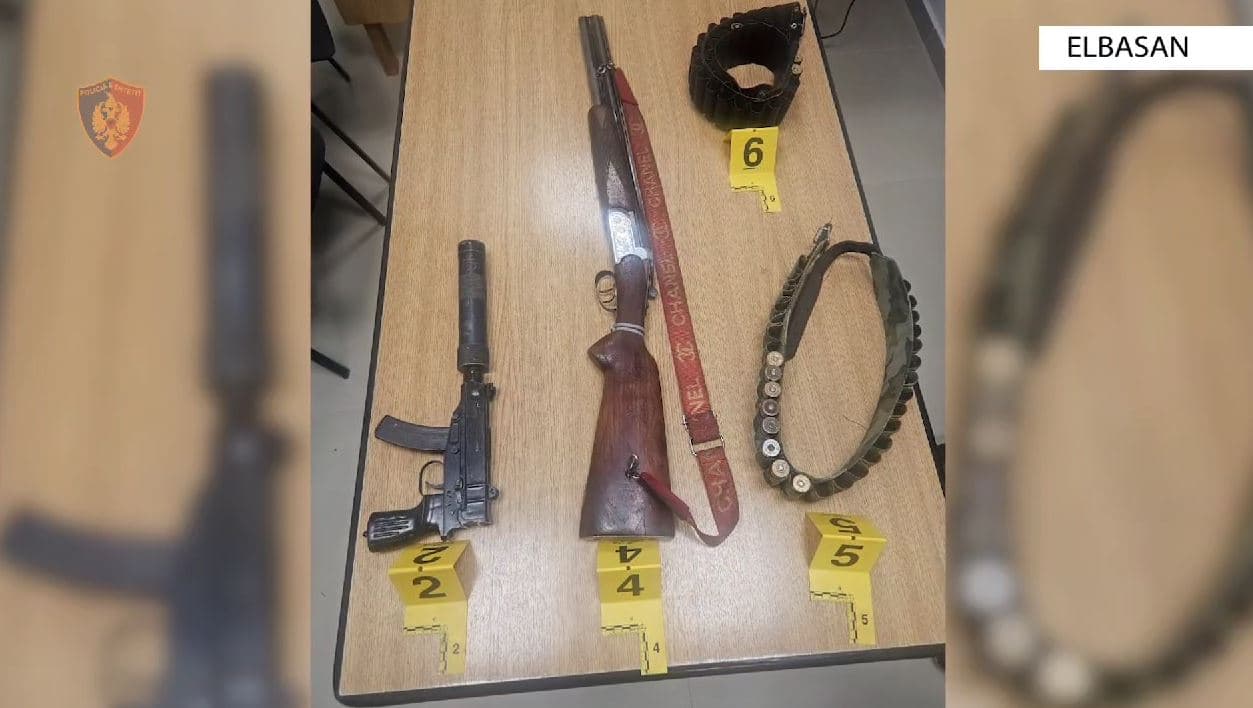  Plagosi me armë gjahu një shtetas, arrestohet 32-vjeçari në Elbasan