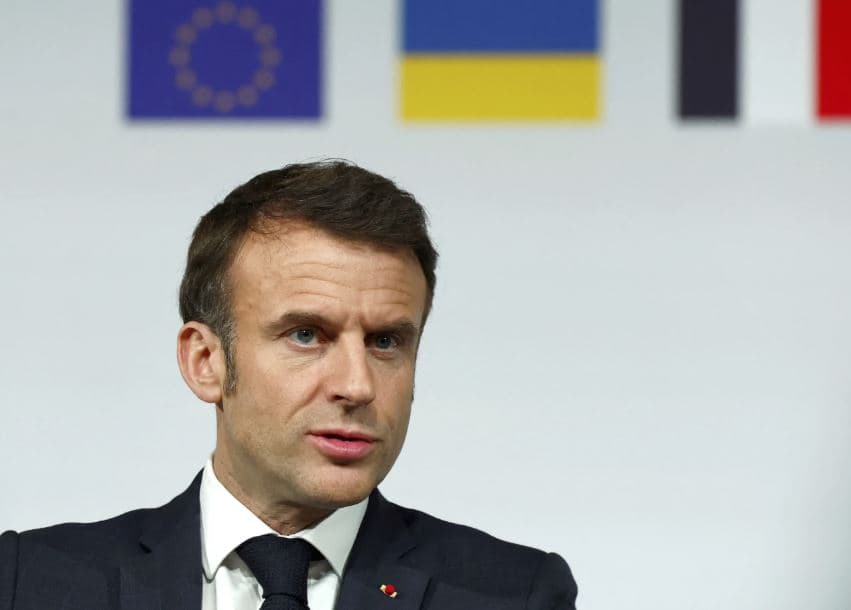Macron: Për të vendosur trupa në Ukrainë, nuk nevojitet leja e Rusisë 