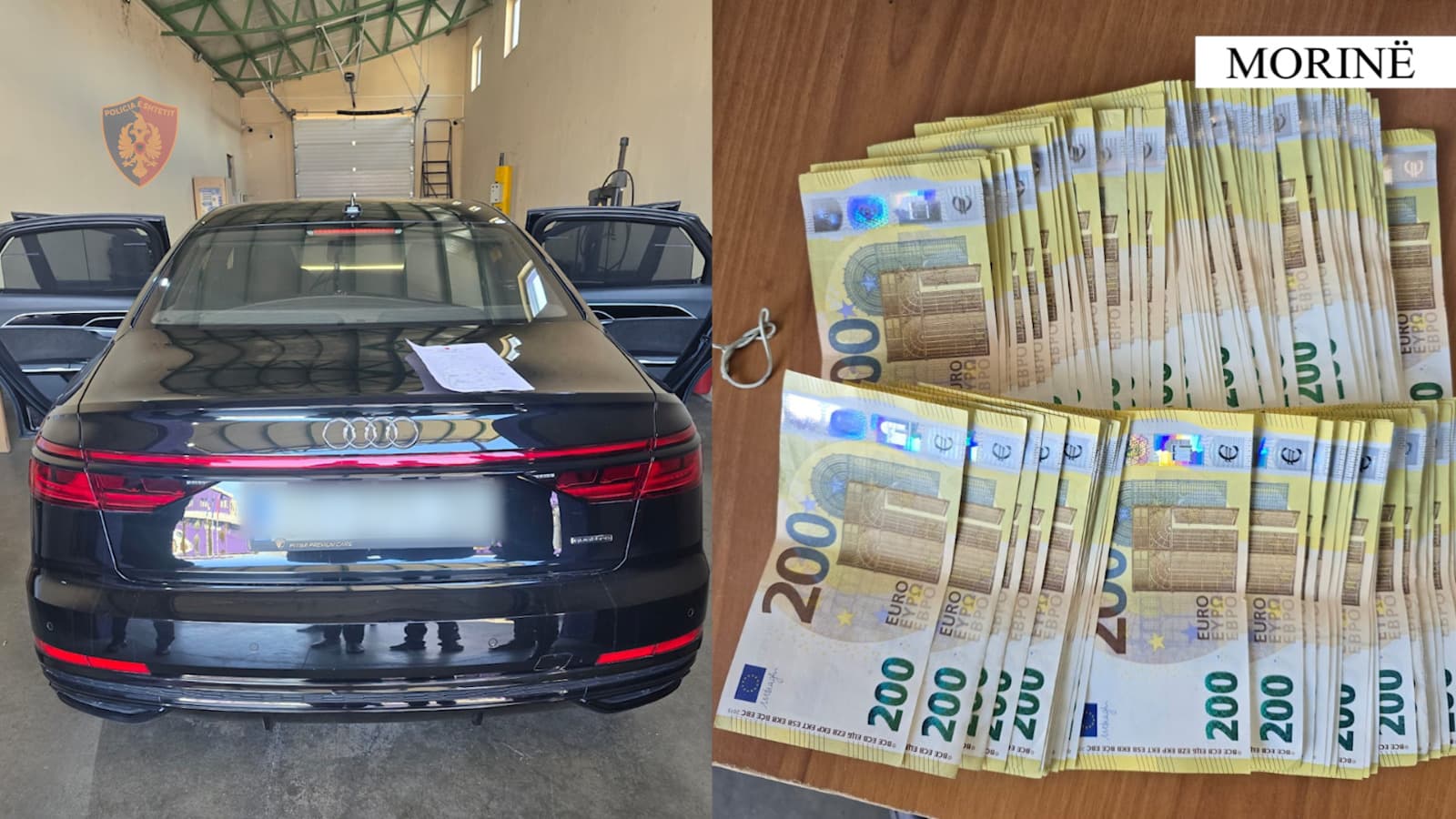 Sekuestrohen 19 mijë euro të padeklaruara në Morinë, nën hetim një person